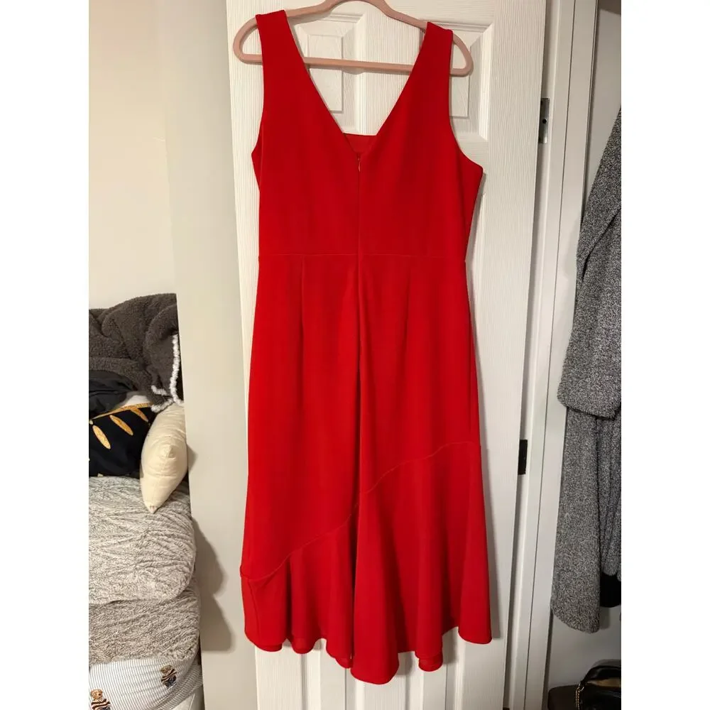 Sharagano Red Dress size 16 - Picture 5 of 5
